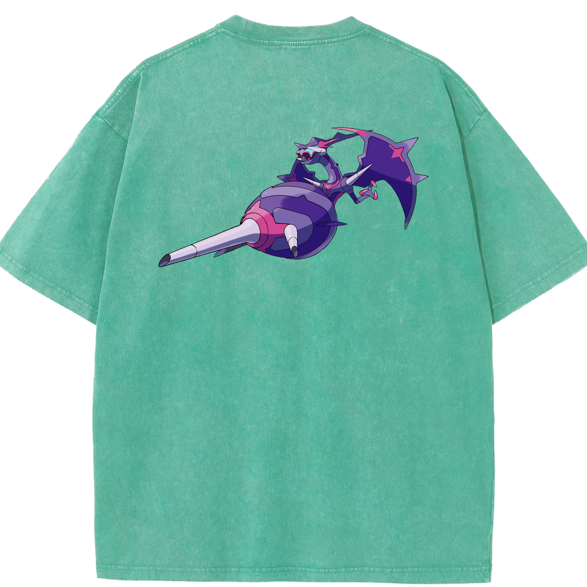 （画像用） ポケットモンスター Pokémon 綿100% ヴィンテージ風 半袖Tシャツ（背面プリント）